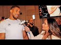 Anthony Joshua reacts to Dillian Whyte's failed drug test! Says he's 100% focused on Robert Helenius