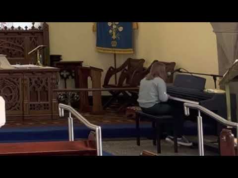 Grace singing “Lord, I need you”