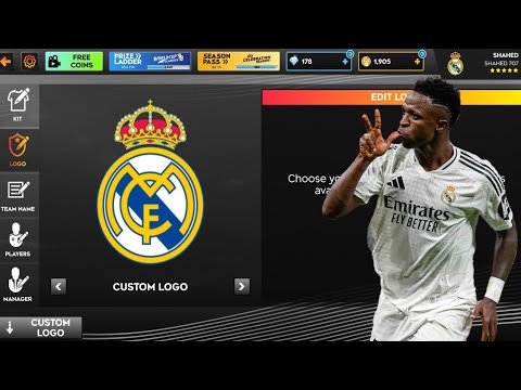 How To Do Real Madrid Logo In Dls 26 || Make Real Madrid Logo In Dls 26 ||