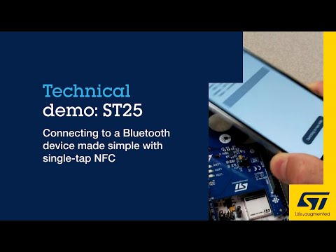 Connecting to a BT device via single-tap NFC with STM32WB55+ MCU & ST25DV-I2C based X-NUCLEO-NFC04A1