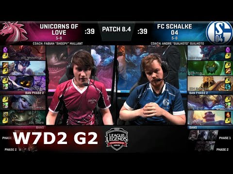 Unicorns of Love vs FC Schalke 04 | Week 7 Day 2 of S8 EU LCS Spring 2018 | UOL vs S04 W7D2 G2