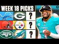 NFL Week 18 BETTING PREVIEW: Expert Picks for SUNDAY GAMES | CBS Sports HQ