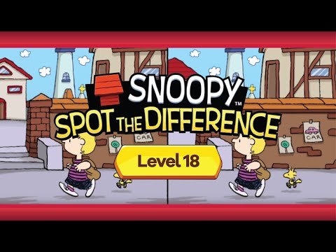 Snoopy Spot the Difference | Episode 1 | Level 18 | Normal