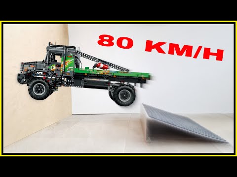 Truck VS Ramp 🚨 80 Km/H 🚨 Lego Technic CRASH Test