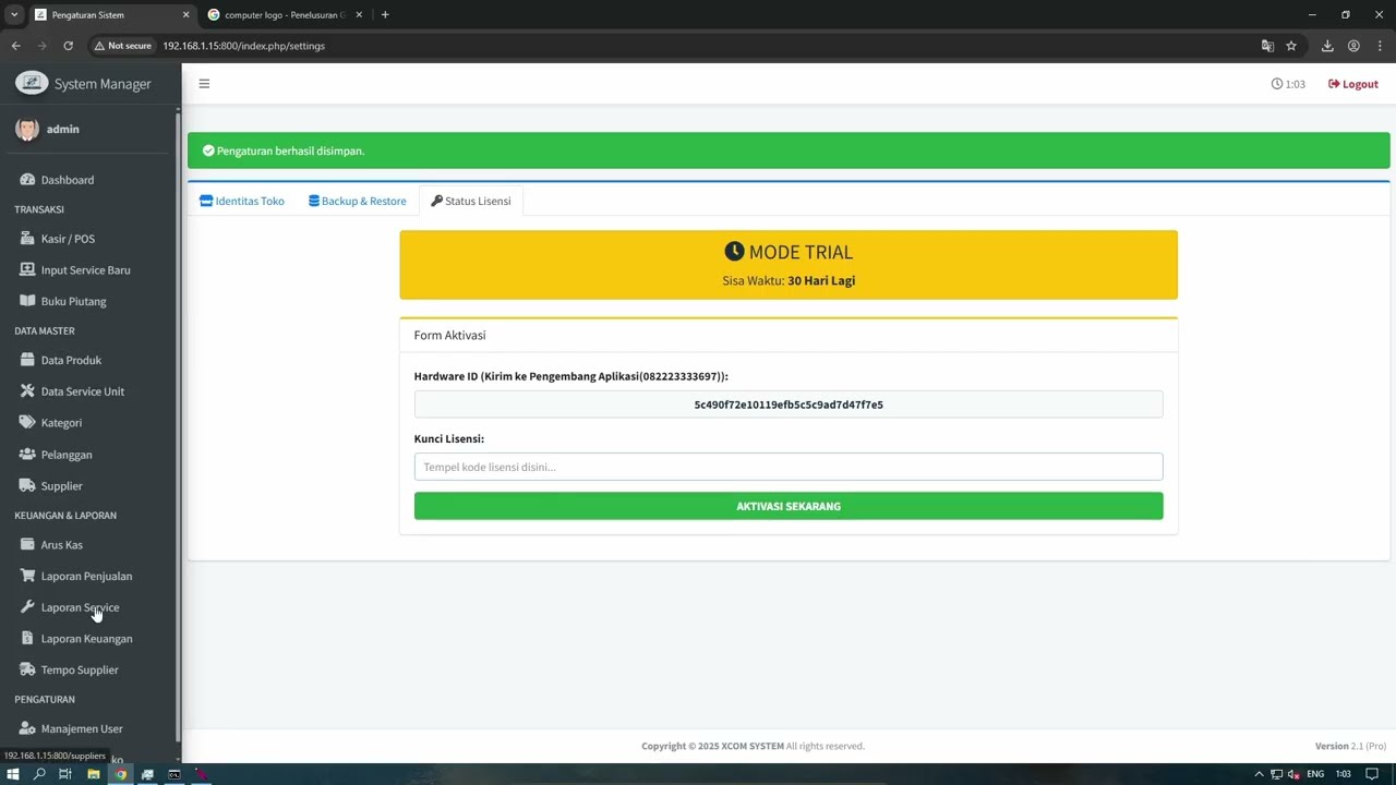 Aplikasi Pengelola Toko & Service Komputer Bisa Offline + Custom Fitur 🚀