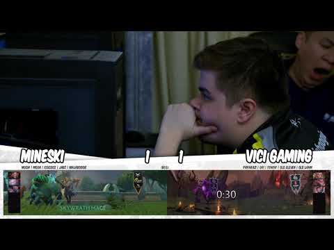 Mineski vs Vici Gaming Game 3 [Incomplete] | China Dota2 Supermajor Playoffs Day 3