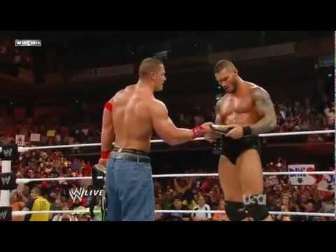 WWE Champion John Cena   World Heavyweight Champion Randy Orton