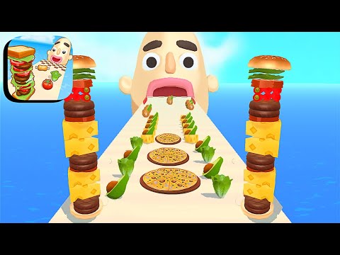 Sandwich Runner - All Levels Gameplay Android,ios (Levels 450-453) - YouTube