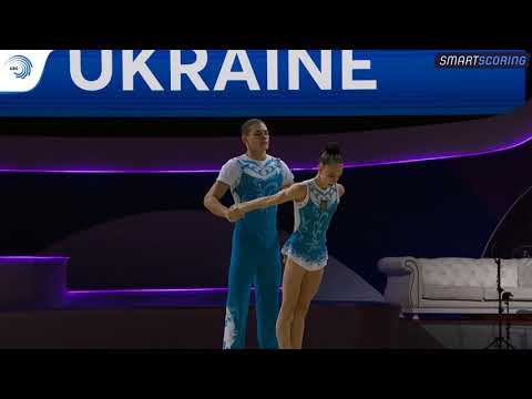 Ilia FOMENKO & Maryna KARPENKO (UKR) - 2019 junior Europeans, all-around final