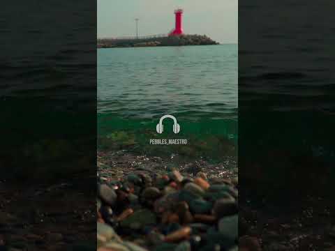 🎧 1 Minute Pebble ASMR | Das ruhigste Kieselgeräusch der Wellen ASMR #Shorts