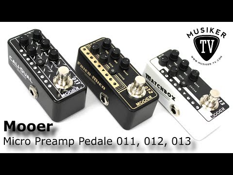 Mooer Micro Preamp Pedale 011, 012, 013 - Review