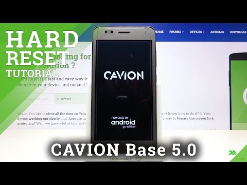 How to Hard Reset CAVION Base 5.0 – Wipe Data