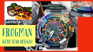 A Frogman that looks Like a Toad ALL NEW Borneo Frogman GWF-A1000BRT-1 G-Shock RAINBOW Watch REVIEW
