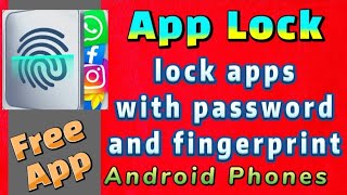 free app lock for android phones (lock apps with this app)