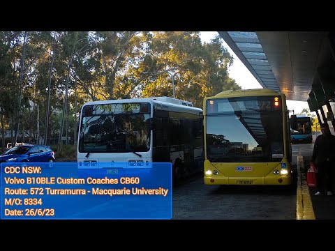 CDC NSW: Volvo B10BLE Custom Coaches CB60 ( ZF/ Custom Coaches)
