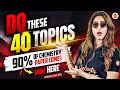 These 40 Topics Decide 90 Of JEE Chemistry JEE 2026 Diksha Ma Am