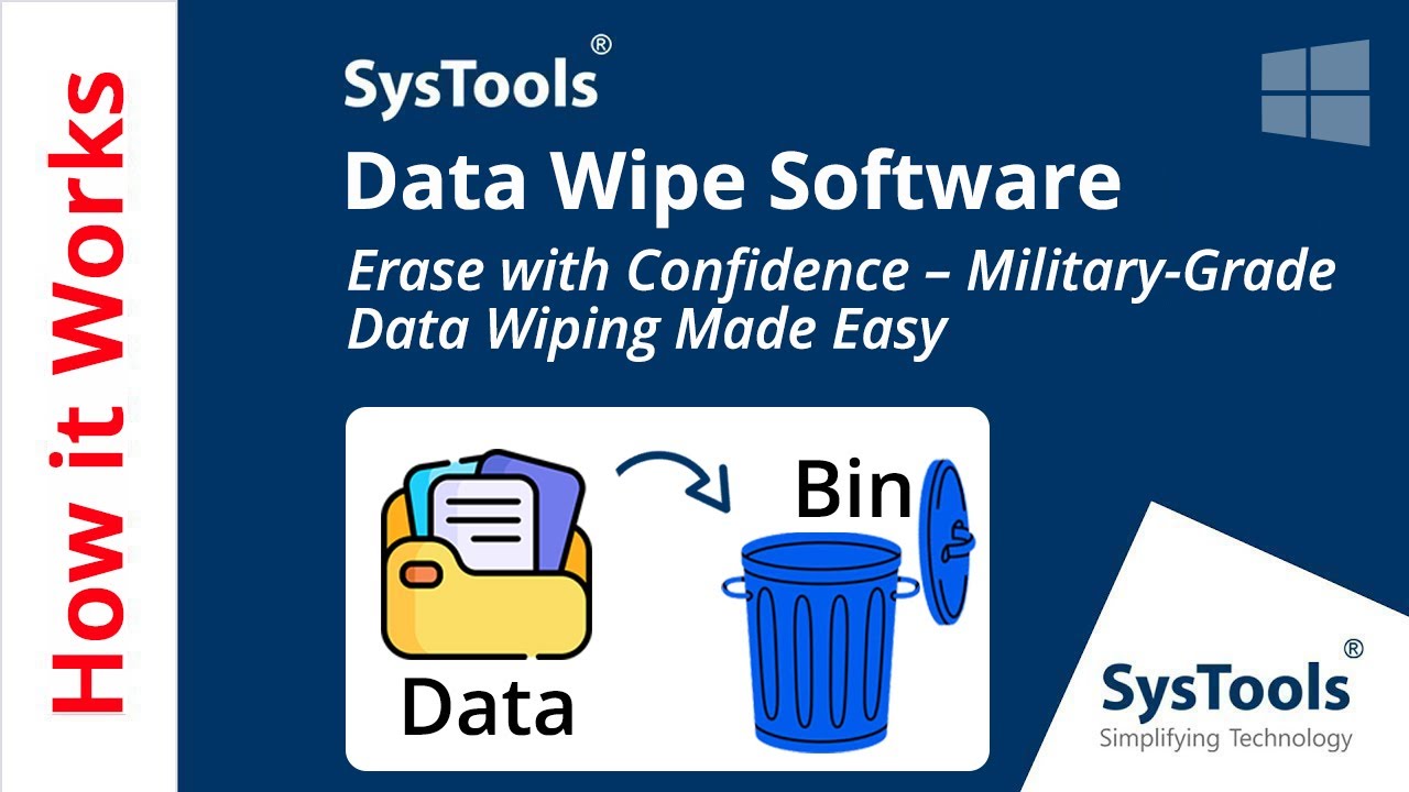 SysTools Data Wipe Software demo video