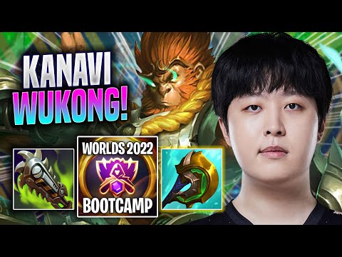 KANAVI IS A MONSTER WITH WUKONG! - JDG Kanavi Plays Wukong JUNGLE vs Graves! | Bootcamp 2022