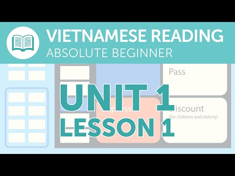 Vietnamese Reading Practice for Absolute Beginners - Buying a Train Ticket