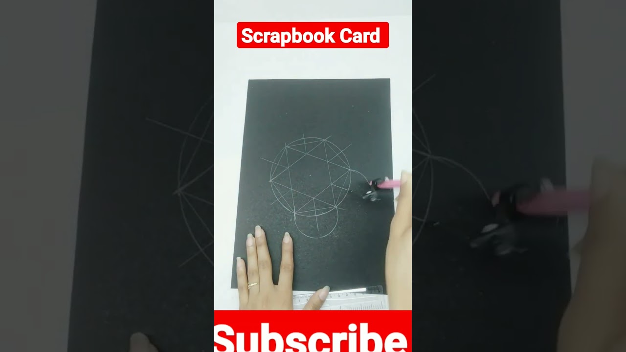 Flower Scrapbook Card||#youtubepartner #shorts #trend #scrapbooking #scrapbookcard #scrapbook