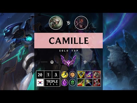 Camille Top vs Lucian - KR Master Patch 14.14