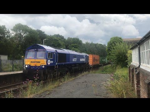 66727 ‘Maritime One’ on 4M19 passing Micheldever - 14th July 2020