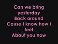 Sugababes- About You Now lyrics 