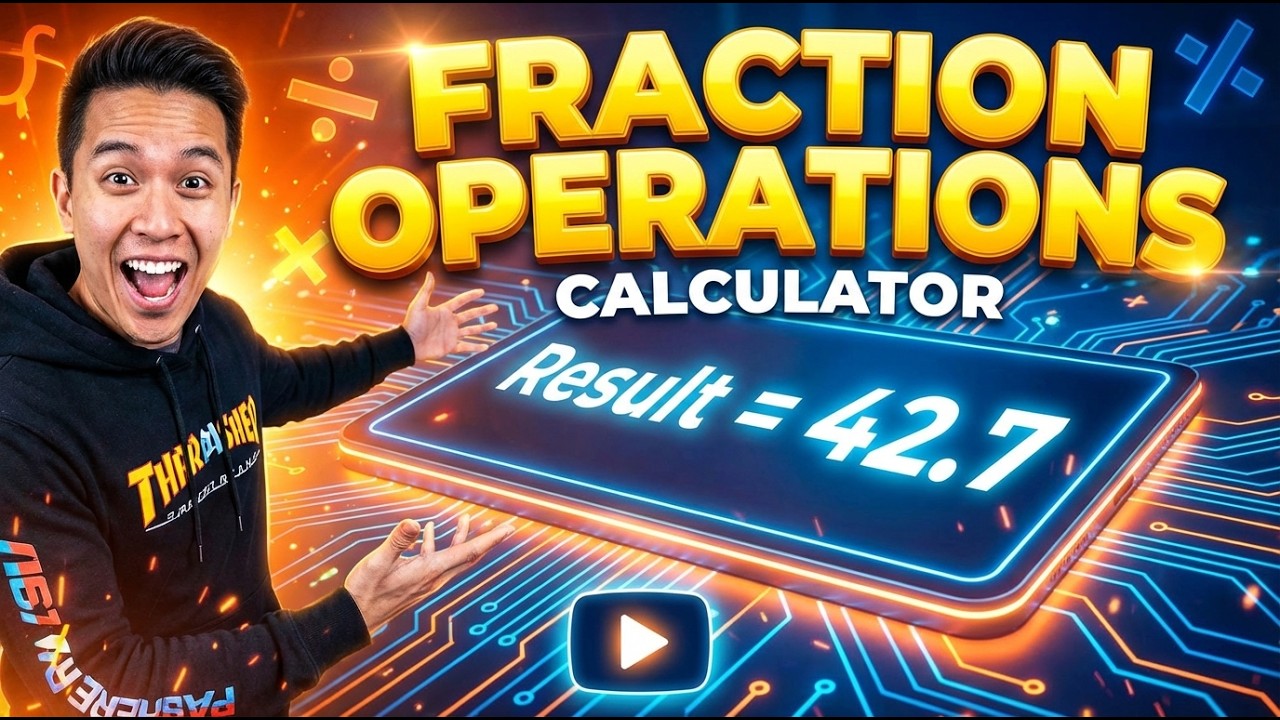 Fraction Operations Interactive Calculator