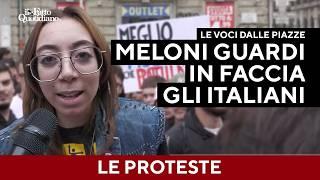 "Ci stanno togliendo il futuro". Le voci dalle piazze di Napoli e Bari contro il