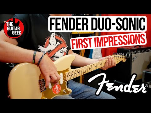 FENDER PLAYER DUO-SONIC 2020 in GOLD - Unboxing, First Impressions and some bad news...