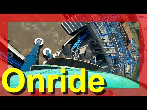 Energylandia Abyssus onride (POV) New Coaster Energylandia 2021 Abyssus - AQUALANTIS World - Vekoma