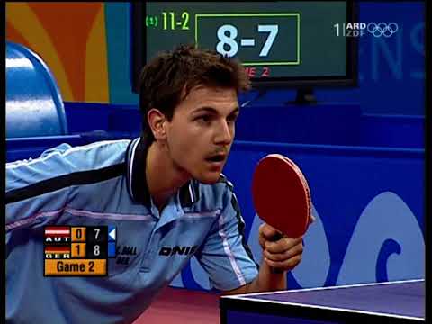 Olympische Spiele 2004 Athen, Tischtennis Table Tennis Olympic Athens Timo Boll vs Werner Schlager