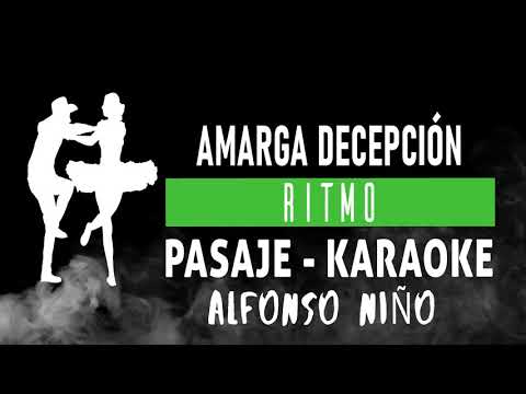 AMARGA DECEPCIÓN - KARAOKE LLANERO - INSTRUMENTAL - RITMO: PASAJE LLANERO.