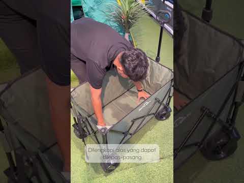 Gambar Soleil Troli Barang Camping Lipat 100 kg - Hijau