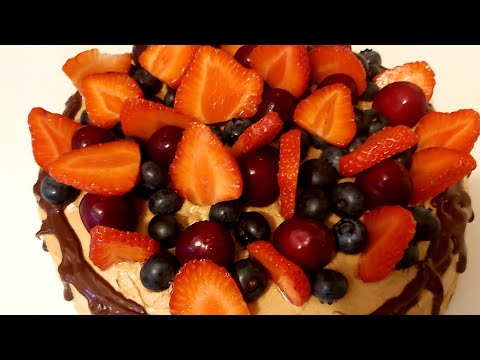 How to make chocolate coffee cake/Comment faire un gâteau au café au chocolat