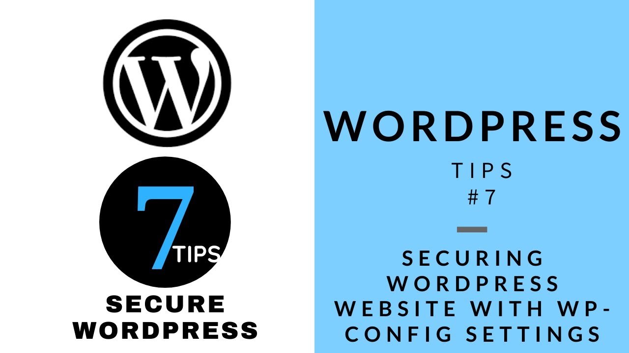 How to Secure #WordPress Website with wp-config Tweaks