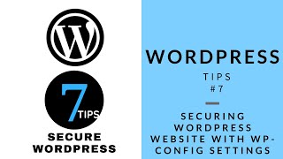How to Secure #WordPress Website with wp-config Tweaks