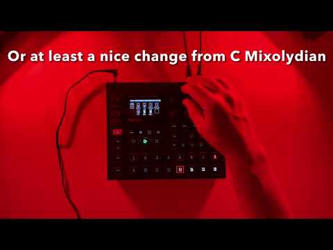 Some out of tune droning with the Syntakt