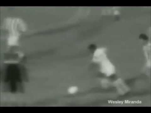 Pelé rare goals 7 - rare goal vs Juventus from 1960 European Tour