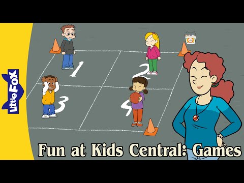 After-School Games! Four Square, Index-Card Trick & Brain Teasers! | Little Fox