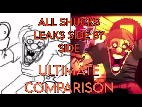 ALL “SHUCKS!” CUTSCENE LEAKS SIDE BY SIDE (ULTIMATE COMPARISON) - Jeffy’s Infinite Irida