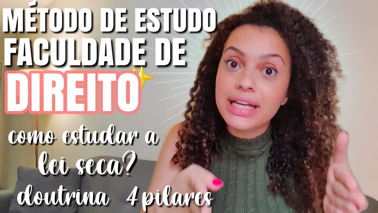 COMO ESTUDAR A LEI? | método de estudo Faculdade de Direito e concursos, 4 pilares, livros e mais ✨️