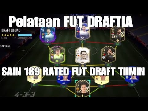 SAIN 189 RATED FUT DRAFT TIIMIN!! |Fifa 21 suomi