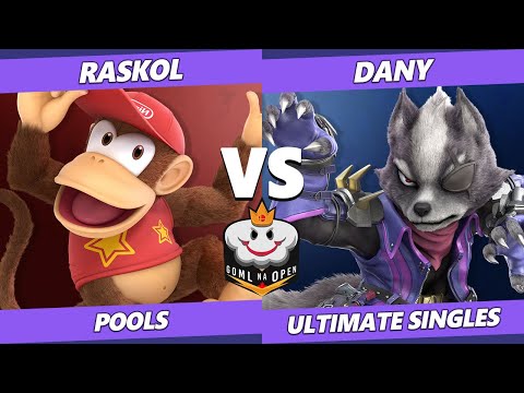 GOML NA Open Southeast USA SSBU - Raskol (Diddy, Toon Link) Vs. Dany (Wolf) Ultimate Pools