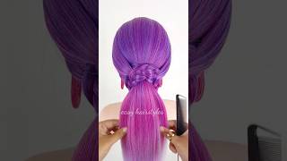 Simple Hairstyles 🎀 #braids #beauty #hairstyle #hair #viral #hairstyles