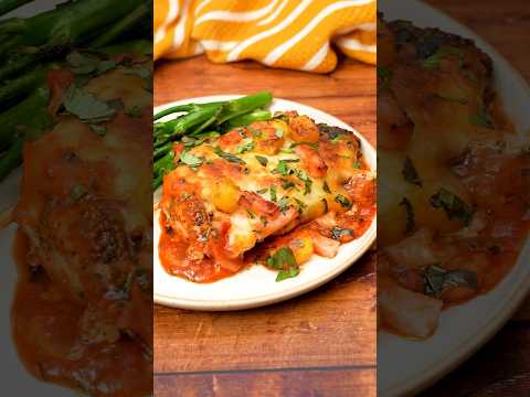 Hawaiian Pizza Bake 🍍 #Shorts #Pizza #PizzaLover #Cheese #Chicken #HighProtein #LowCarb #EasyMeals