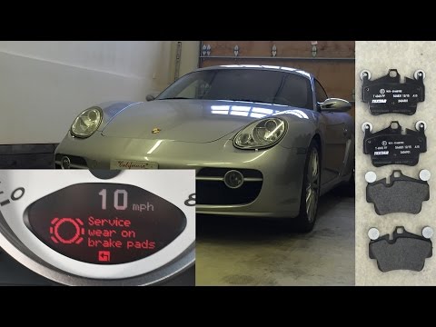 Front Brembo Brake Pad and Sensor Replacement: 2006 Porsche Cayman S