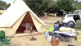 preview picture of video 'Packing Up A Bell Tent - Timelapse'