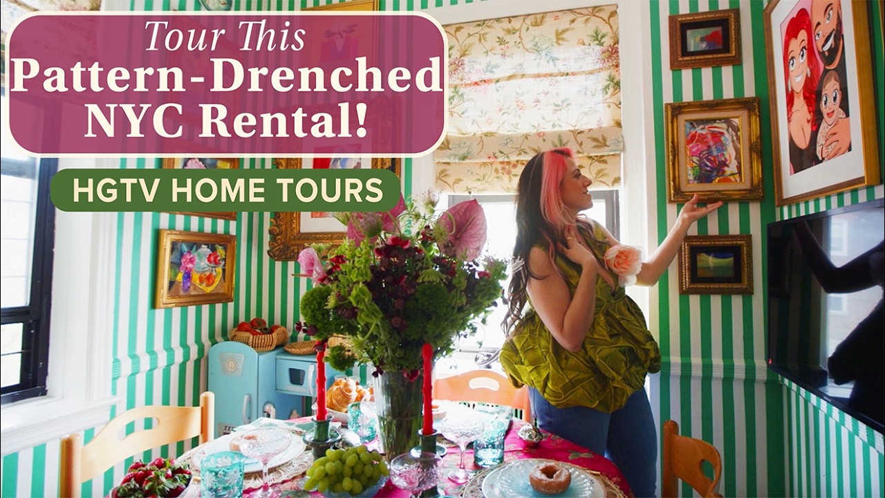 Inside a Pattern‑Drenched Maximalist NYC Rental Full of Thrifted Finds | HGTV Home Tours