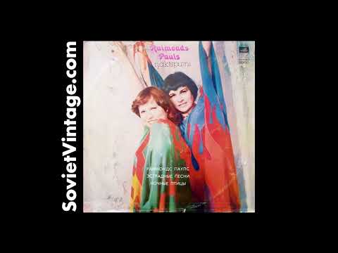 Raimonds Pauls Naktsputni Vinyl 12" LP Disco Funk Latvia 1978 Soviet USSR Release | Rare Funk Record